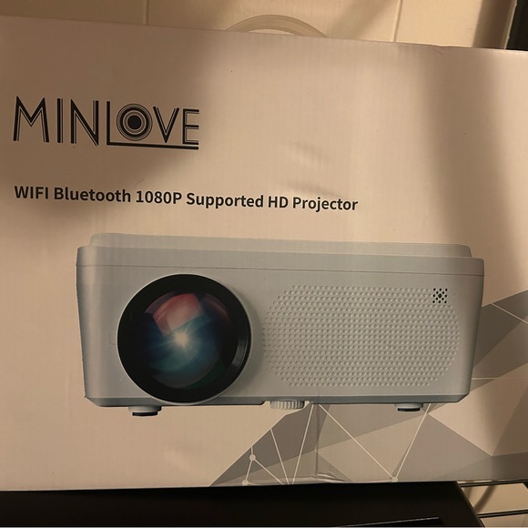Mini Projector MINLOVE In love wifi Bluetooth New in original box - Picture 3 of 4